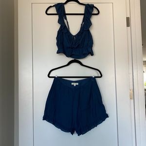 Navy Blue 2-piece Set
